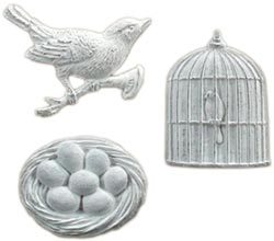 Melissa Frances Bird Collection Resin Embellishment Melissa Frances Bird Collection Resin Embellishment